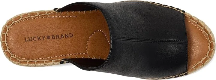 Lucky Brand Cabriah Women's Sandals Black : 7.5 M, Leather/Rubber - Image 2