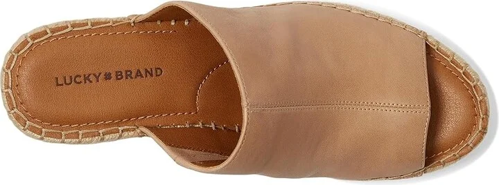 Lucky Brand Cabriah Women's Sandals Sandstorm : 8 M, Leather/Rubber - Image 2