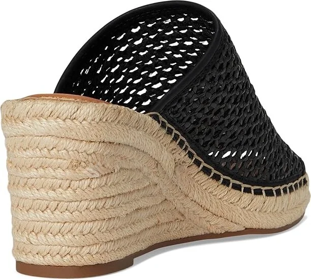 Lucky Brand Cabriah Woven Espadrille Wedge Sandal Women's Sandals Black/Black : 11 B - Medium, Rubber - Image 4