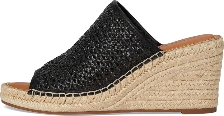 Lucky Brand Cabriah Woven Espadrille Wedge Sandal Women's Sandals Black/Black : 11 B - Medium, Rubber - Image 6