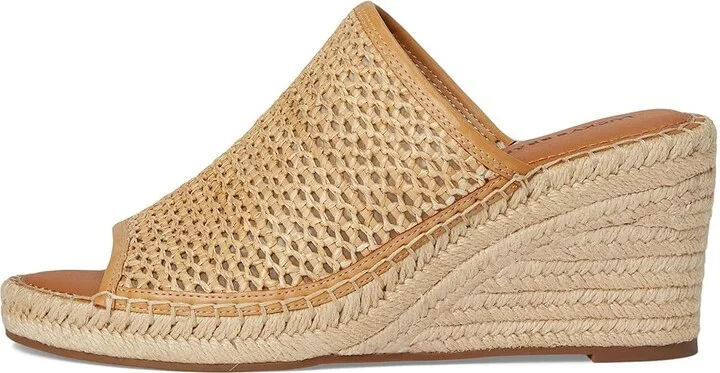 Lucky Brand Cabriah Woven Espadrille Wedge Sandal Women's Sandals Tan B : 7 B - Medium, Rubber - Image 6