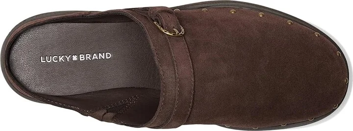Lucky Brand Caytina Women's Shoes Chocolate : 8 B - Medium, Suede - Image 2