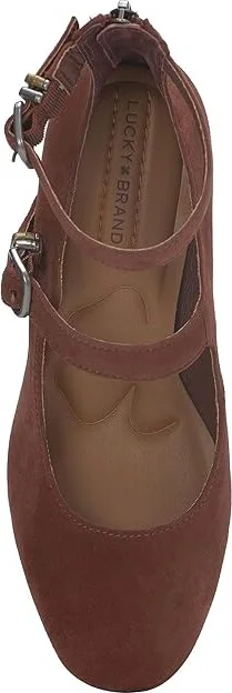 Lucky Brand Cemli High Women's Heels Brownstone : 10 B - Medium, Leather/Rubber - Image 2