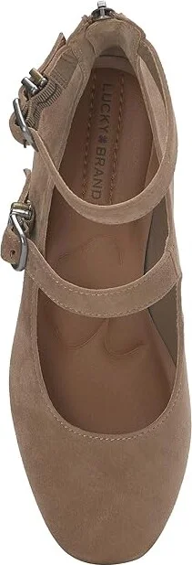 Lucky Brand Cemli High Women's Heels Porcini : 8 B - Medium, Leather/Rubber - Image 2