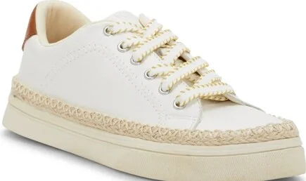 Lucky Brand Cheynas Stitched Sneaker - Women's Accessories Shoes Sneakers Casual Tennis Shoes in White