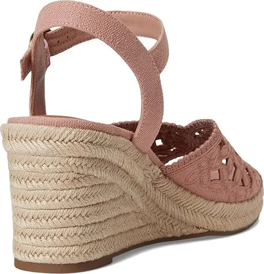 Lucky Brand Coyna Floral Espadrille Wedge Sandals Women's Sandals Bellini : 10 B - Medium - Image 4