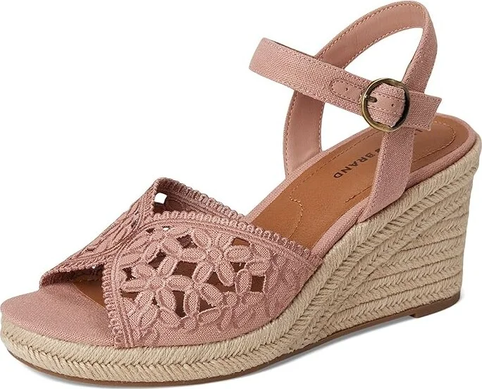 Lucky Brand Coyna Floral Espadrille Wedge Sandals Women's Sandals Bellini : 10 B - Medium - Image 5