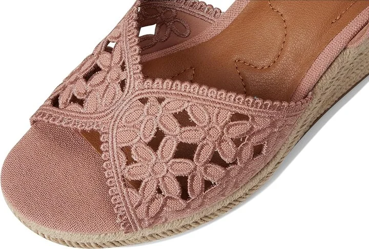 Lucky Brand Coyna Floral Espadrille Wedge Sandals Women's Sandals Bellini : 10 B - Medium - Image 7