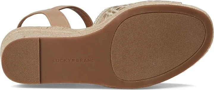 Lucky Brand Coyna Floral Espadrille Wedge Sandals Women's Sandals Rhodonite/Rhodonite : 12 B - Medium - Image 3