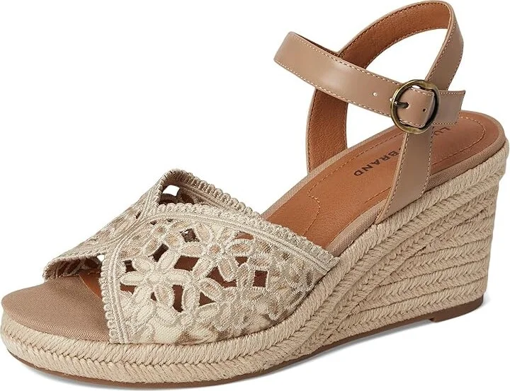 Lucky Brand Coyna Floral Espadrille Wedge Sandals Women's Sandals Rhodonite/Rhodonite : 12 B - Medium - Image 5