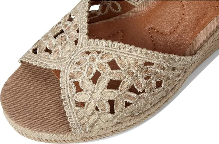Lucky Brand Coyna Floral Espadrille Wedge Sandals Women's Sandals Rhodonite/Rhodonite : 12 B - Medium - Image 7