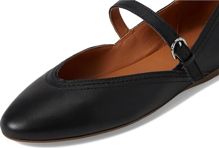 Lucky Brand Cyrena Women's Flat Shoes Black : 8.5 B - Medium, Leather - Image 7