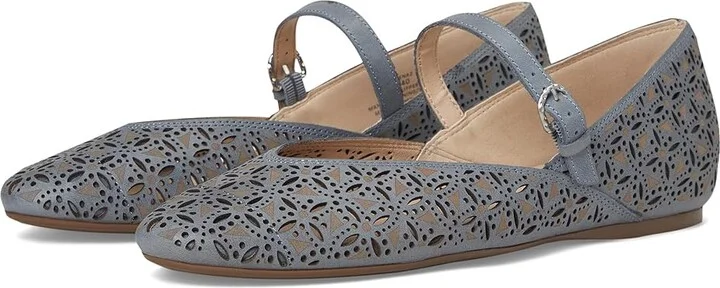 Lucky Brand Cyrena2 Women's Flat Shoes French Grey : 9 B - Medium, Leather/Synthetic