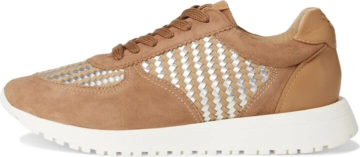 Lucky Brand Deva Woven Leather Sneaker Women's Shoes Tan : 6 B - Medium - Image 6