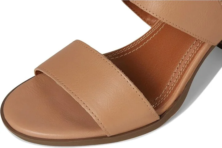 Lucky Brand Dinzin Double Band Heeled Sandals Women's Sandals Rhodonite/Ecru : 6.5 B - Medium, Leather - Image 7