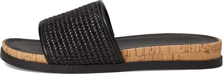 Lucky Brand Dylina Woven Band Sandals Women's Sandals Black : 6 B - Medium, Synthetic - Image 6