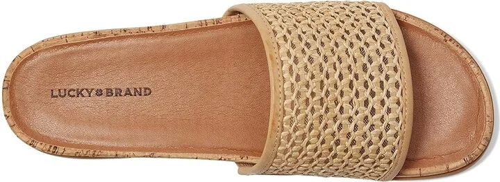 Lucky Brand Dylina Woven Band Sandals Women's Sandals Natural : 8.5 B - Medium, Synthetic - Image 2