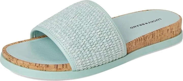 Lucky Brand Dylina Woven Band Sandals Women's Sandals Santorini : 8 B - Medium, Synthetic - Image 5