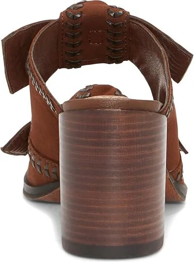 Lucky Brand Dynah Women's Sandals Chocolate : 9 B - Medium, Leather/Rubber - Image 4