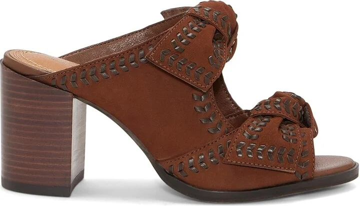 Lucky Brand Dynah Women's Sandals Chocolate : 9 B - Medium, Leather/Rubber - Image 6