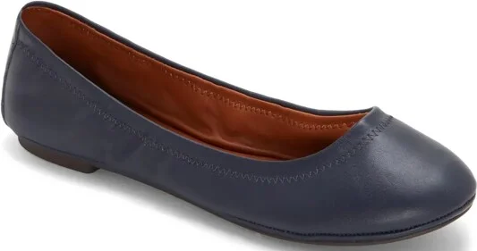 Lucky Brand Emmie Flats in Navy