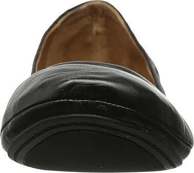 Lucky Brand Emmie Women's Flat Shoes Black : 5 W, Leather - Image 6