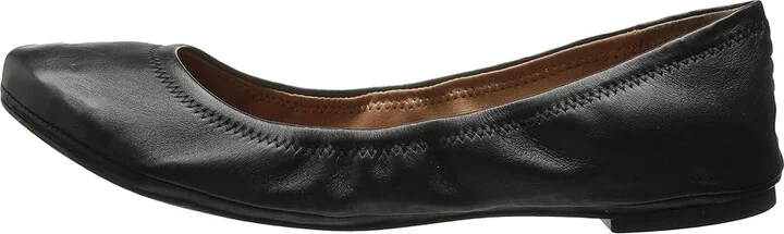 Lucky Brand Emmie Women's Flat Shoes Black : 5 W, Leather - Image 7