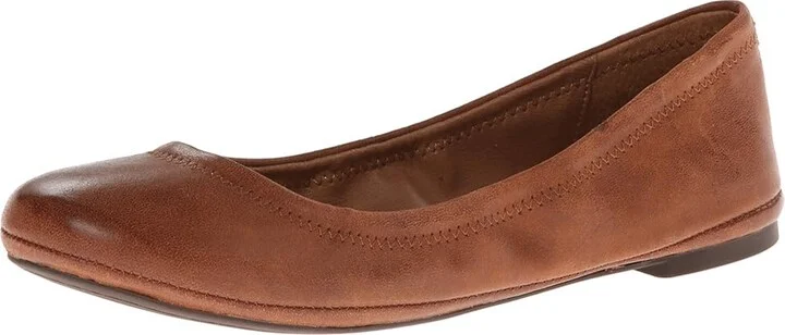 Lucky Brand Emmie Women's Flat Shoes Bourbon : 5 M, Leather - Image 2