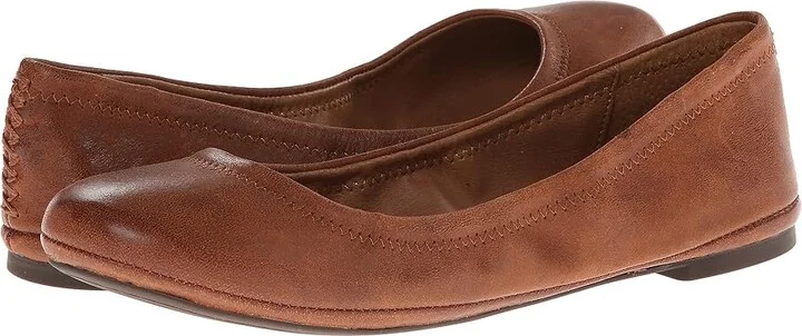 Lucky Brand Emmie Women's Flat Shoes Bourbon : 5 M, Leather