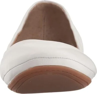 Lucky Brand Emmie Women's Flat Shoes Bright White : 6 M, Leather - Image 6