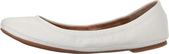 Lucky Brand Emmie Women's Flat Shoes Bright White : 6 M, Leather - Image 7