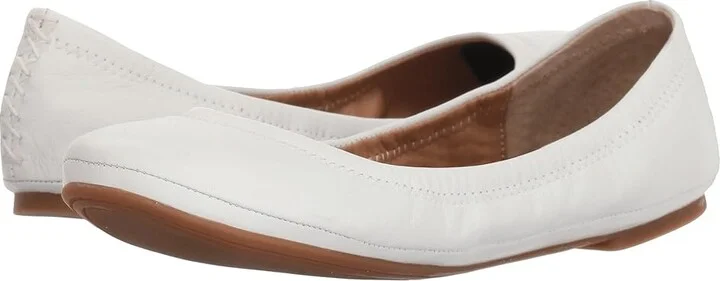 Lucky Brand Emmie Women's Flat Shoes Bright White : 6 M, Leather