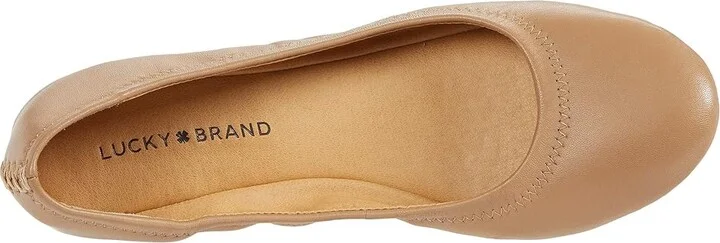 Lucky Brand Emmie Women's Flat Shoes Pale Beige : 5.5 M - Image 2