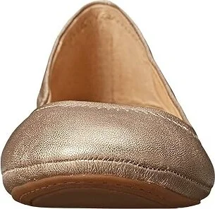 Lucky Brand Emmie Women's Flat Shoes Platinum : 5.5 M, Leather - Image 6