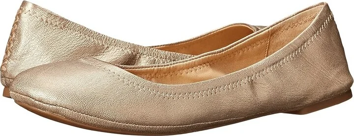 Lucky Brand Emmie Women's Flat Shoes Platinum : 5.5 M, Leather