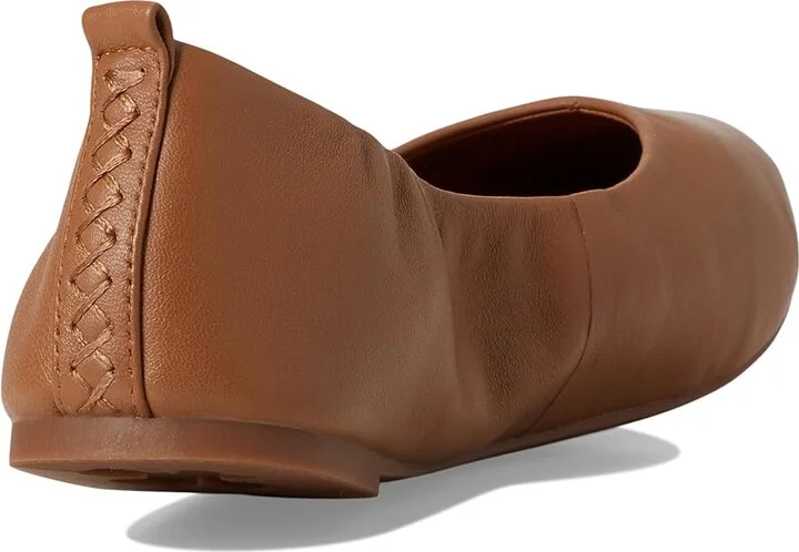 Lucky Brand Emmielou Leather Ballet Flat Women's Flat Shoes Almond : 8 B - Medium - Image 4
