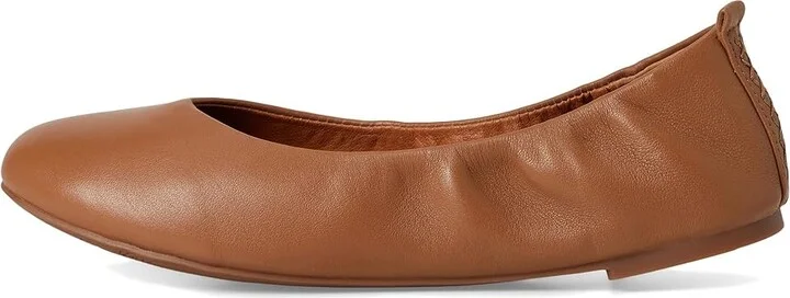 Lucky Brand Emmielou Leather Ballet Flat Women's Flat Shoes Almond : 8 B - Medium - Image 6
