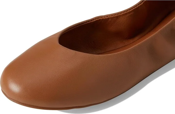 Lucky Brand Emmielou Leather Ballet Flat Women's Flat Shoes Almond : 8 B - Medium - Image 7