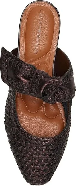 Lucky Brand Grenaldie Women's Flat Shoes Chocolate : 5.5 B - Medium, Leather/Polyester - Image 2