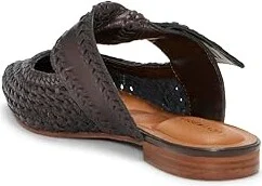 Lucky Brand Grenaldie Women's Flat Shoes Chocolate : 5.5 B - Medium, Leather/Polyester - Image 4