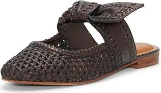 Lucky Brand Grenaldie Women's Flat Shoes Chocolate : 5.5 B - Medium, Leather/Polyester - Image 5