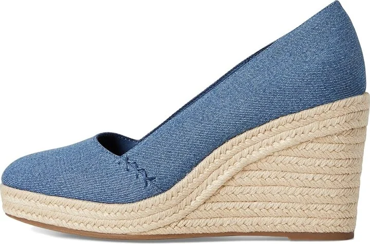 Lucky Brand Imula Espadrille Wedge High Women's Heels Medium : 5 B - Medium, Canvas - Image 6