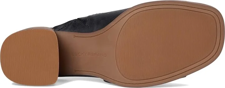 Lucky Brand Jamira Asymmetrical Mule Women's Sandals Black : 6 B - Medium, Leather - Image 3