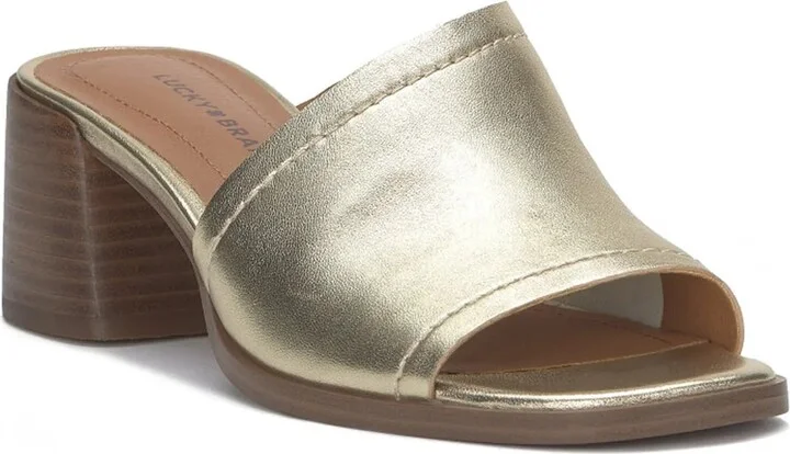 Gold Metallic Leather