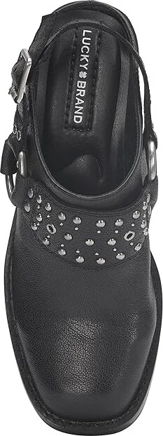 Lucky Brand Kalv High Women's Heels Black : 11 B - Medium, Leather - Image 2