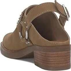 Lucky Brand Kalv High Women's Heels Dark Natural : 6 B - Medium, Leather - Image 4