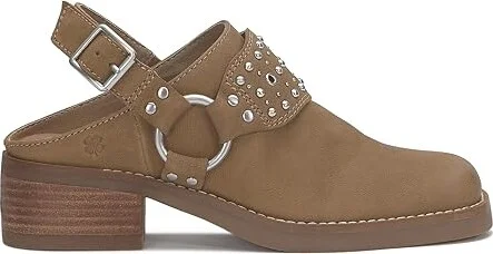 Lucky Brand Kalv High Women's Heels Dark Natural : 6 B - Medium, Leather - Image 6