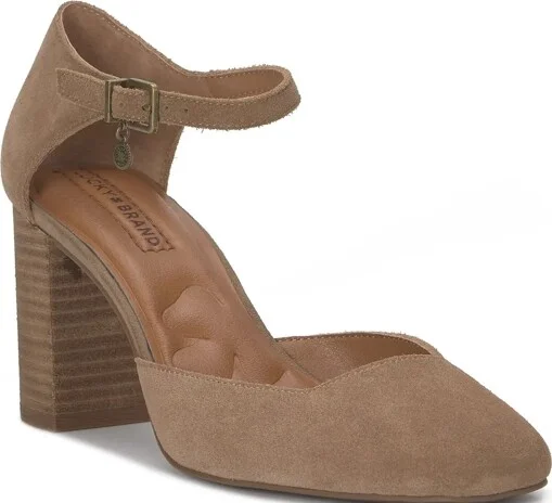 Lucky Brand Kanira Mary Jane Heel - Women's Accessories Shoes High Heels in Medium Light Beige