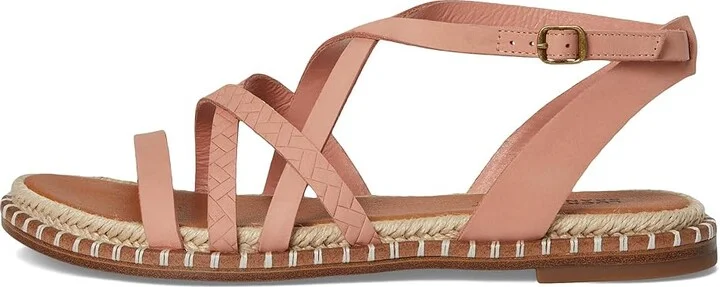 Lucky Brand Kielly Cross Strap Flat Sandals Women's Sandals Bellini : 9 B - Medium, Leather - Image 6