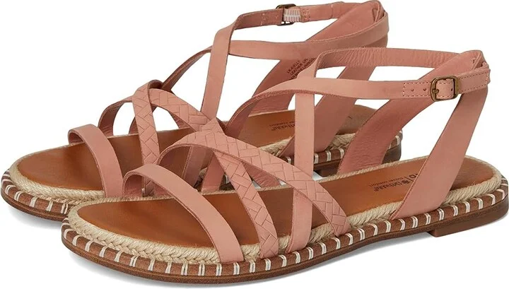 Lucky Brand Kielly Cross Strap Flat Sandals Women's Sandals Bellini : 9 B - Medium, Leather
